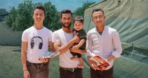 Camp students work towards their dreams through Masarat, demonstrating their brotherly bond